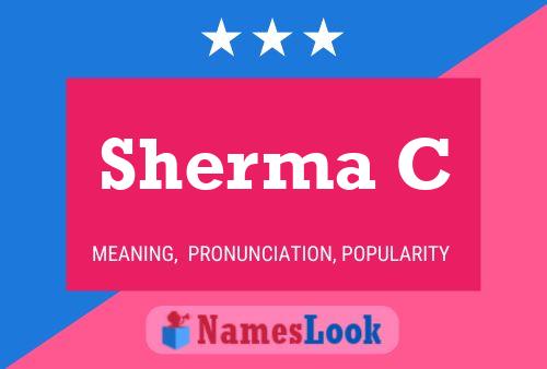 Sherma C Namensposter