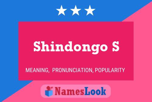 Shindongo S Namensposter