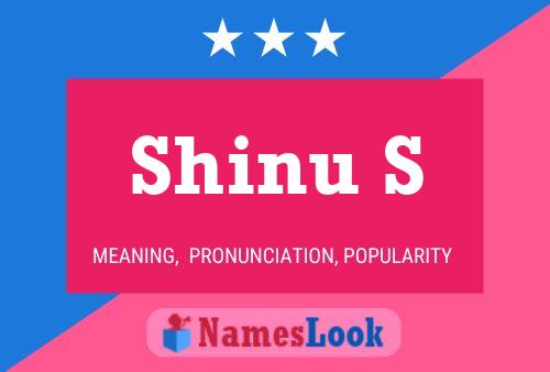 Shinu S Namensposter