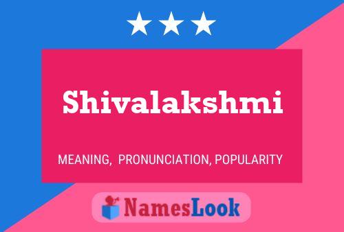 Shivalakshmi Namensposter