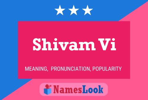 Shivam Vi Namensposter