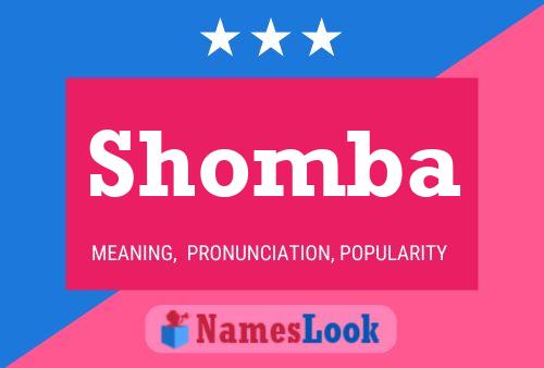 Shomba Namensposter