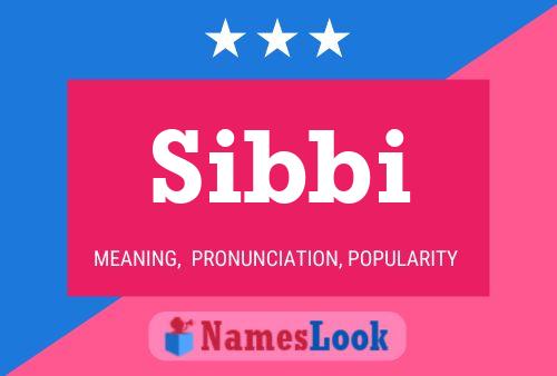 Sibbi Namensposter