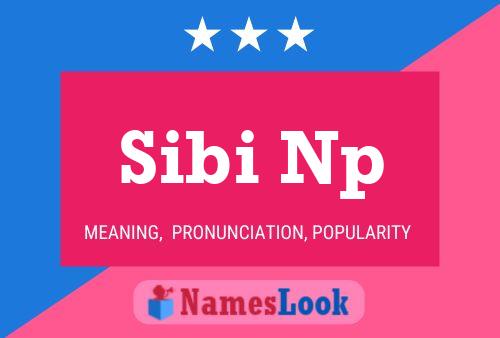 Sibi Np Namensposter