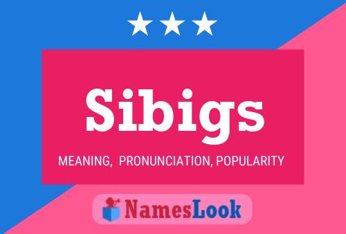 Sibigs Namensposter