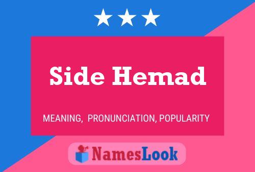 Side Hemad Namensposter