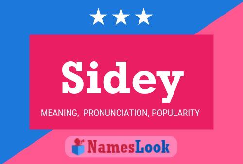 Sidey Namensposter