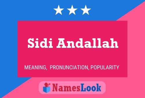 Sidi Andallah Namensposter