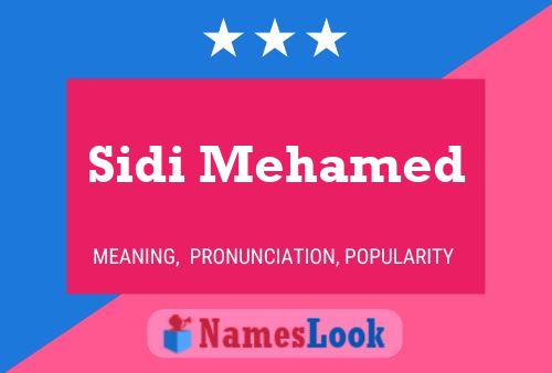 Sidi Mehamed Namensposter