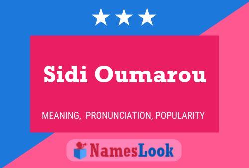 Sidi Oumarou Namensposter