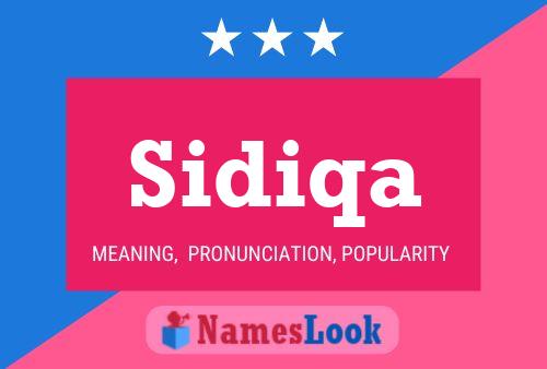 Sidiqa Namensposter