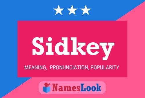 Sidkey Namensposter