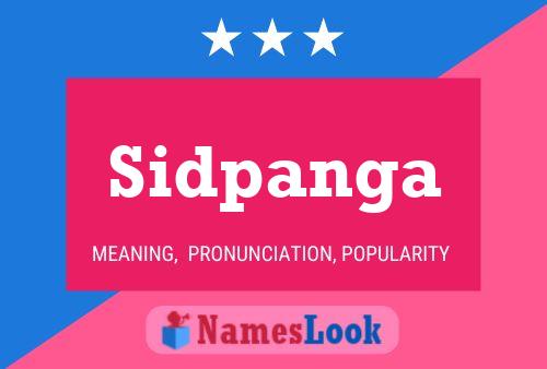 Sidpanga Namensposter