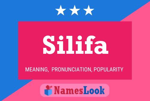 Silifa Namensposter