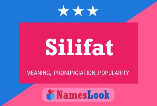 Silifat Namensposter