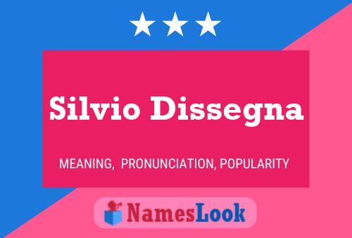 Silvio Dissegna Namensposter