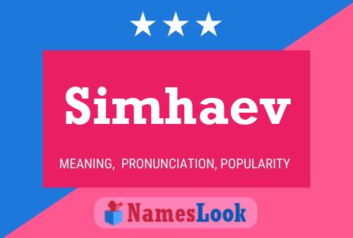 Simhaev Namensposter