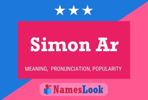 Simon Ar Namensposter