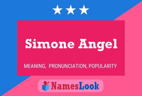 Simone Angel Namensposter