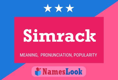 Simrack Namensposter