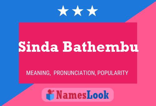 Sinda Bathembu Namensposter