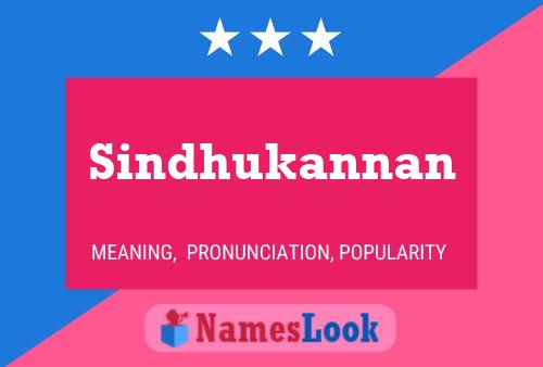 Sindhukannan Namensposter