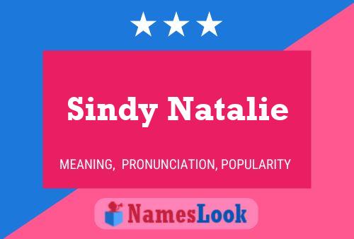 Sindy Natalie Namensposter