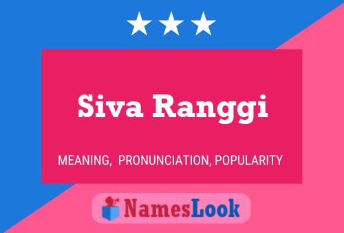 Siva Ranggi Namensposter