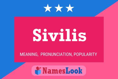 Sivilis Namensposter