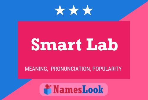 Smart Lab Namensposter