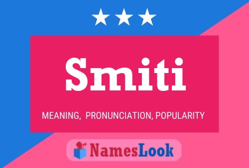 Smiti Namensposter