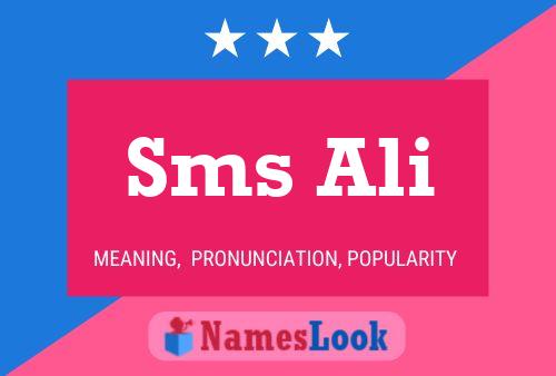 Sms Ali Namensposter