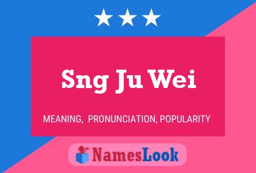 Sng Ju Wei Namensposter