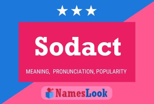 Sodact Namensposter