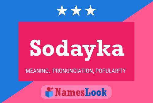 Sodayka Namensposter