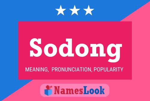 Sodong Namensposter