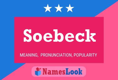 Soebeck Namensposter