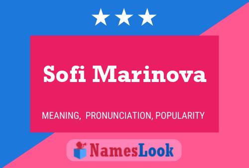 Sofi Marinova Namensposter