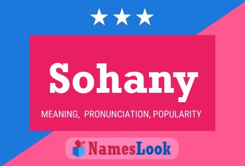 Sohany Namensposter