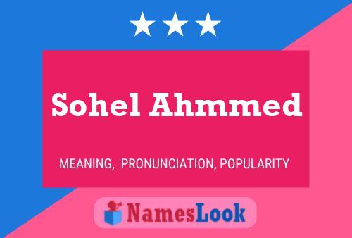 Sohel Ahmmed Namensposter