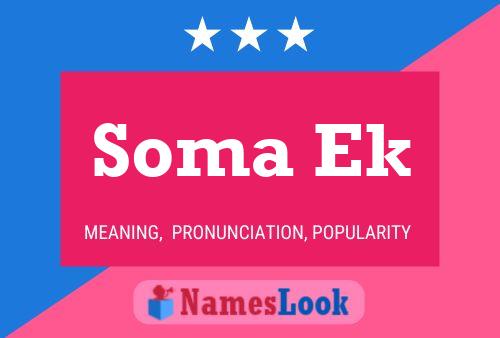 Soma Ek Namensposter