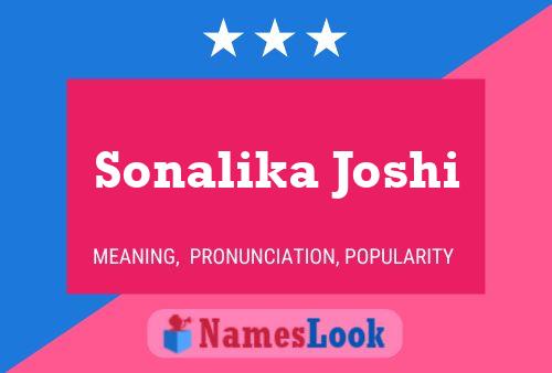 Sonalika Joshi Namensposter