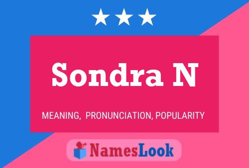 Sondra N Namensposter