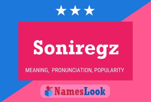 Soniregz Namensposter