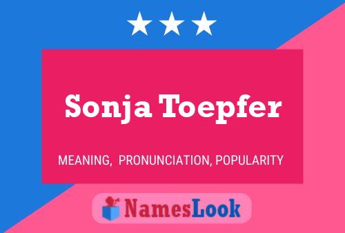 Sonja Toepfer Namensposter