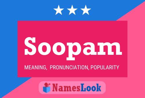 Soopam Namensposter