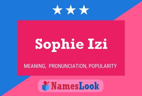 Sophie Izi Namensposter