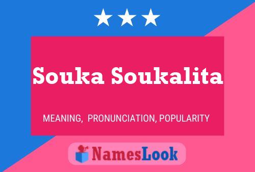 Souka Soukalita Namensposter