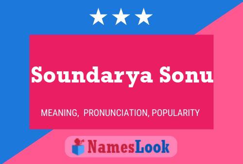 Soundarya Sonu Namensposter