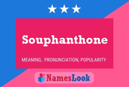 Souphanthone Namensposter